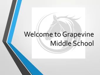 Welcome to Grapevine  Middle School  Meet the Counselors  Mrs. Johnson- Counselor  Traditional A-Z