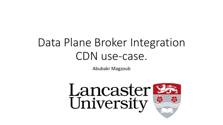 cdn use case
