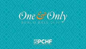 presented to company name here  Beach Ball, a one of a kind experience trading tuxedos and ball