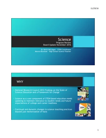 Process: From Question to Solution  Develop Questions  (Accomplished in a summer work session with