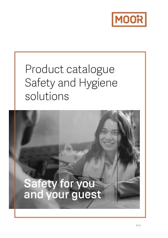 Safety for you  and your guest  V 1.2  PRODUCT SHEET  Clear Hygiene  Barrier  850 x 900 mm - Total