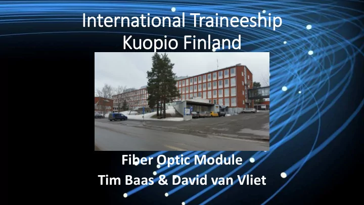 international traine neeshi hip kuop opio f finland