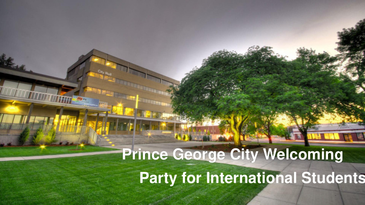 prince george city welcoming