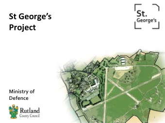 St Georges  Project  Ministry of  Defence  1  St Georges Barracks  Ministry of Defence