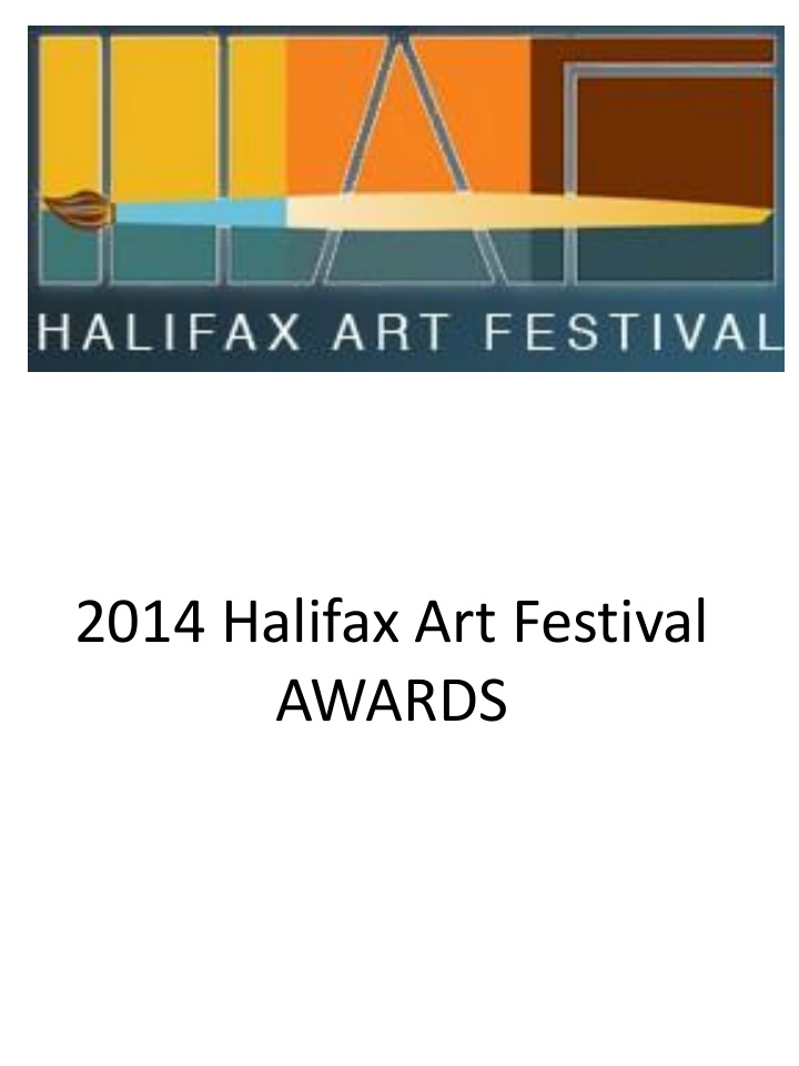 2014 halifax art festival awards