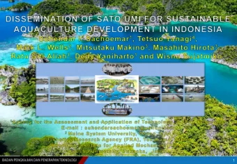 1  Adaptive Technology for Climate Change and the Environment  Improvement of Production and Food