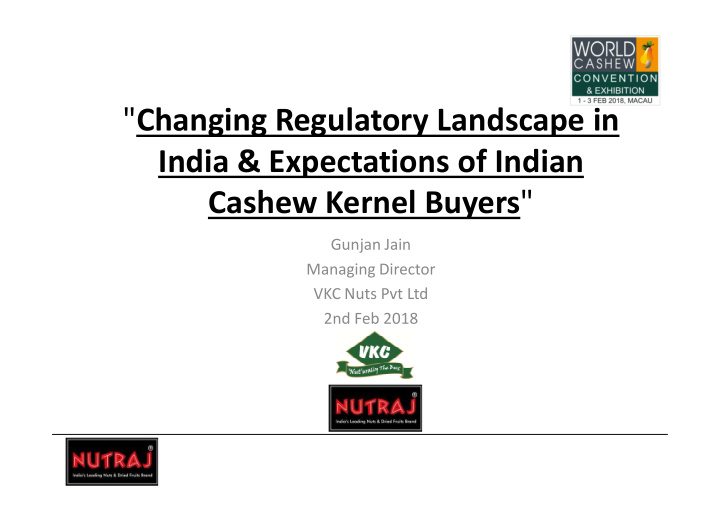 changing regulatory landscape in india expectations of