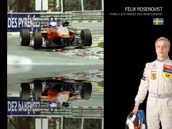 FELIX ROSEN  ENQVI  VIST ST  TAKING A SUSTAINABLE VIEW ON MOTOR  ORSPOR  ORT  A multiple title wi