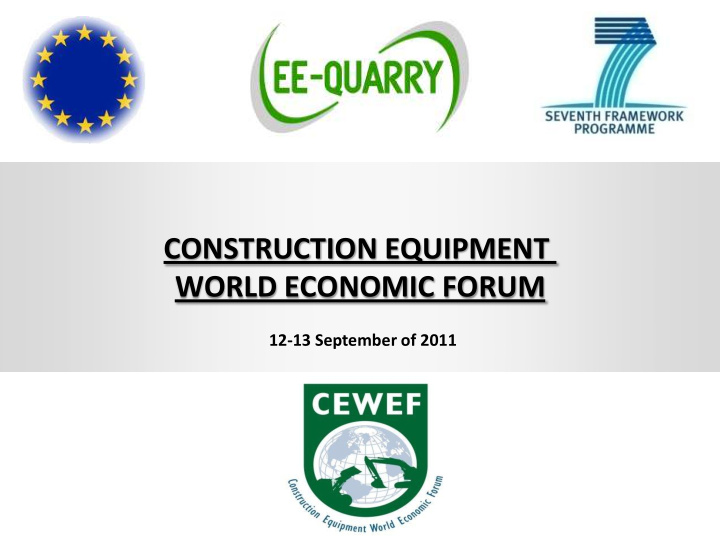 construction equipment world economic forum