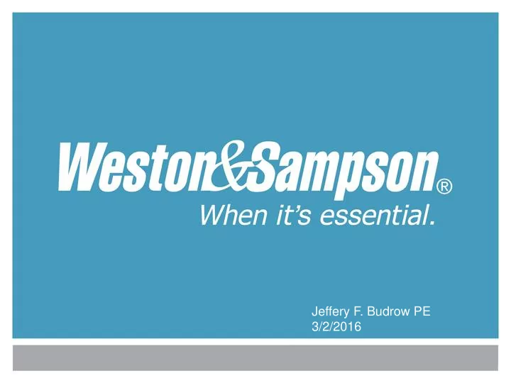 jeffery f budrow pe 3 2 2016 artificial turf basics