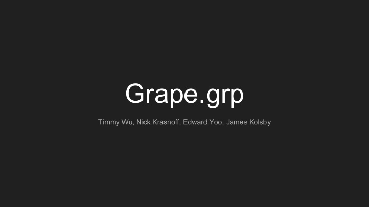 grape grp