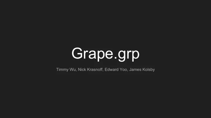 grape grp