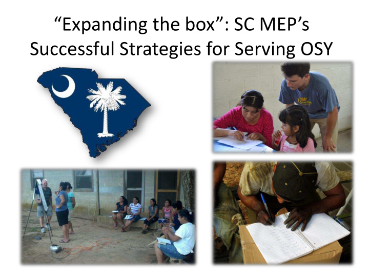 expanding the box sc mep s successful strategies for