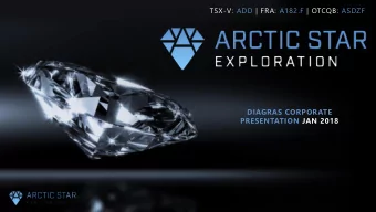 DIAGRAS CORPORATE  PRESENTATION JAN 2018  CAUTIONARY STATEMENT ON  FORWARD LOOKING INFORMATION