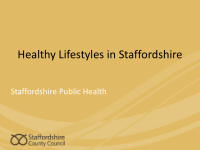healthy lifestyles in staffordshire