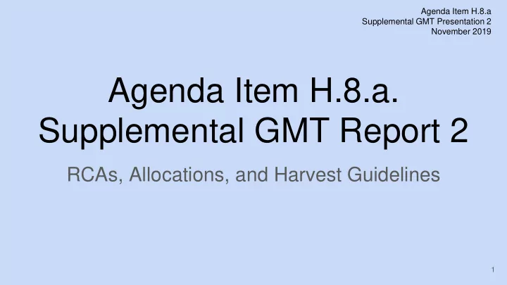 agenda item h 8 a supplemental gmt report 2