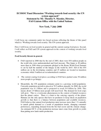 ===========  I will focus my comments under two broad sections reflecting the theme of this panel