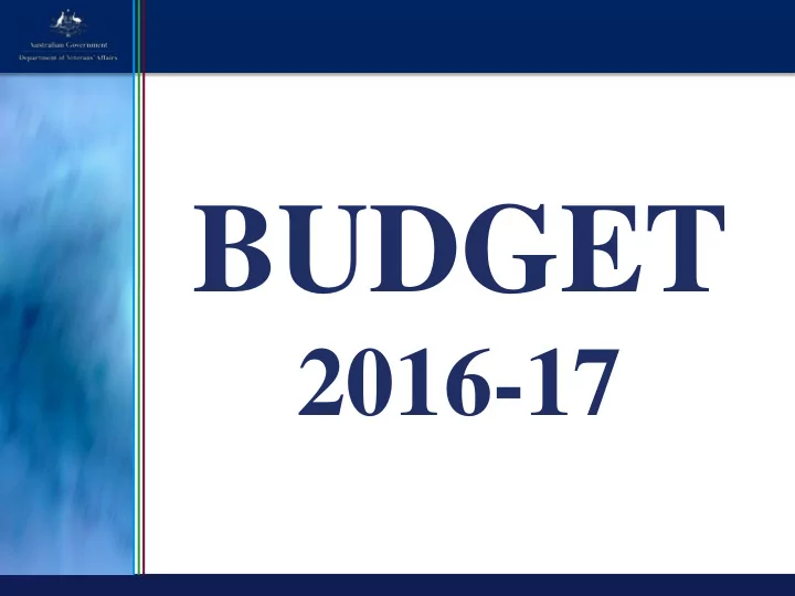 budget
