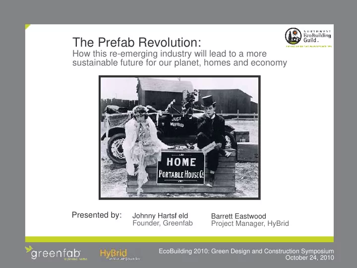 the prefab revolution