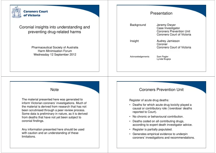 presentation
