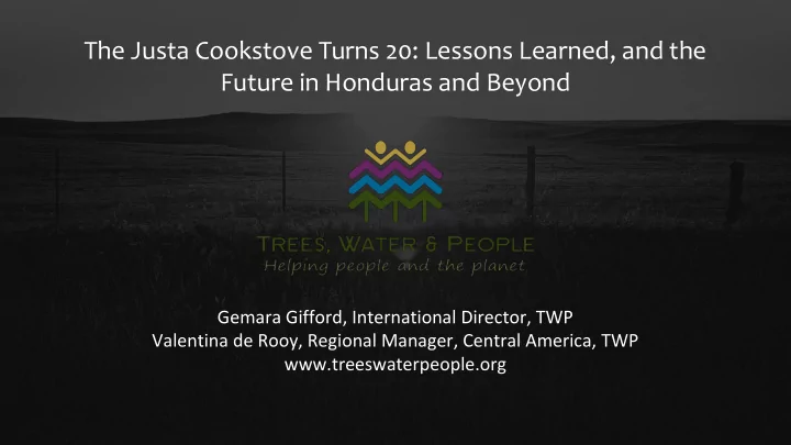 the justa cookstove turns 20 lessons learned and the
