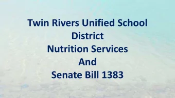 Nutrition Services  And  Senate Bill 1383  Background  2006: AB 32  California Global Warming