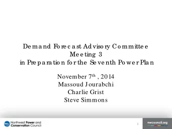 November 7 th , 2014  Massoud Jourabchi  Charlie Grist  Steve Simmons  1 Dra ft Ag e nda