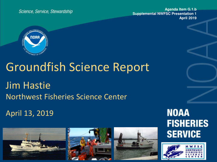 groundfish science report