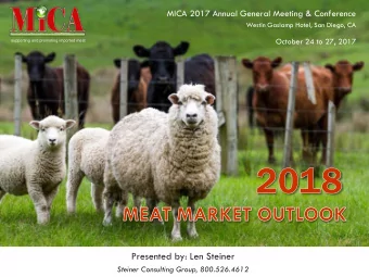 Presented by: Len Steiner  Steiner Consulting Group, 800.526.4612  Main Discussion Points