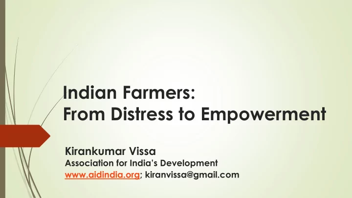 from distress to empowerment