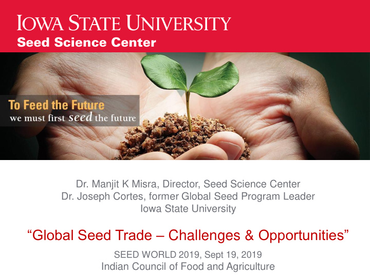 global seed trade challenges opportunities