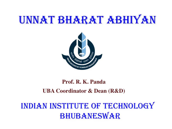 unnat bharat abhiyan