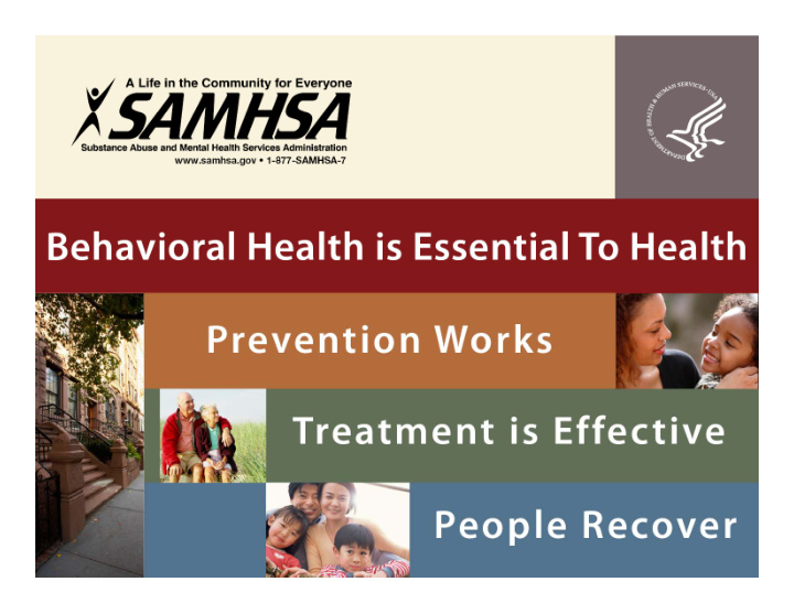funded by samhsa funded by samhsa in collaboration with