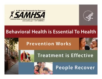 Funded by SAMHSA  Funded by SAMHSA  in collaboration with AoA  2  Welcome  Prescription Medication