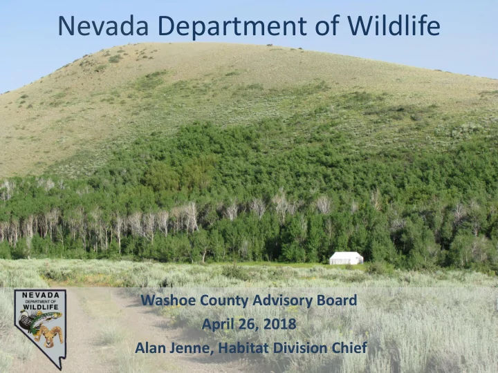 nevada department of wildlife