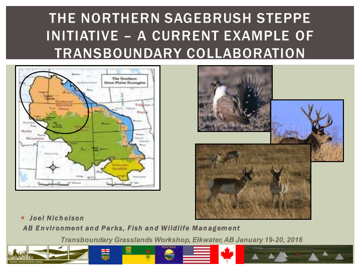 the northern sagebrush steppe initiative a current