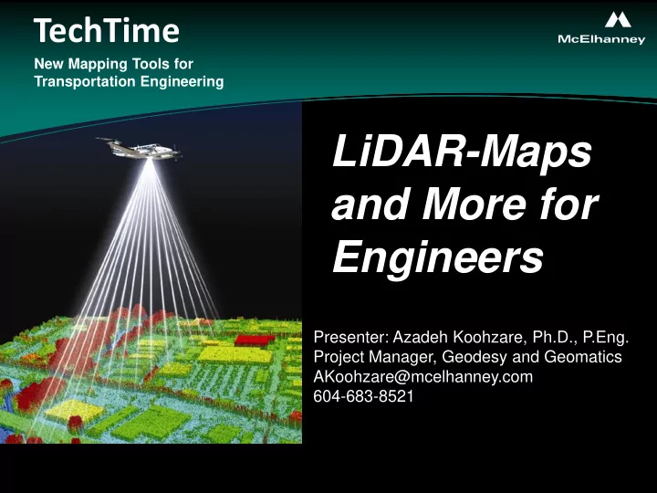 lidar maps
