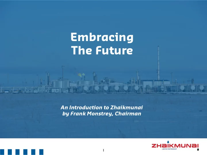 embracing the future