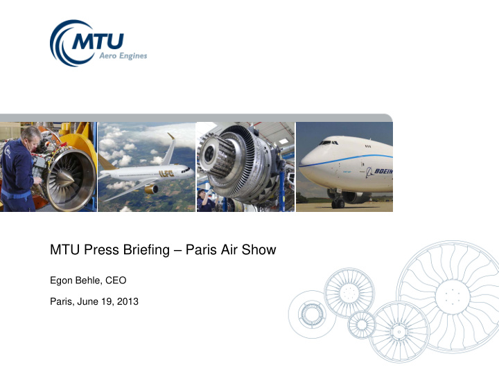 mtu press briefing paris air show