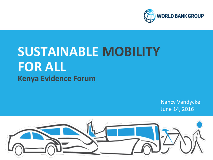 sustainable mobility for all