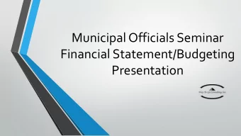 Financial Statement/Budgeting  Presentation  Topics  Audit, Auditors, Responsibility for Audit