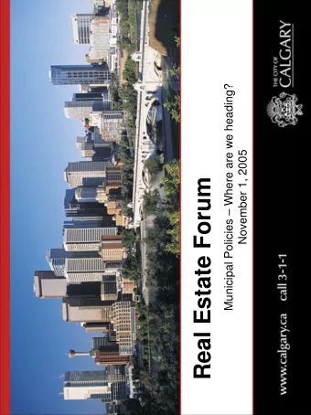 Real Estate Forum  Presenters  Gary Klassen  Director, Development &amp;  Building Approvals