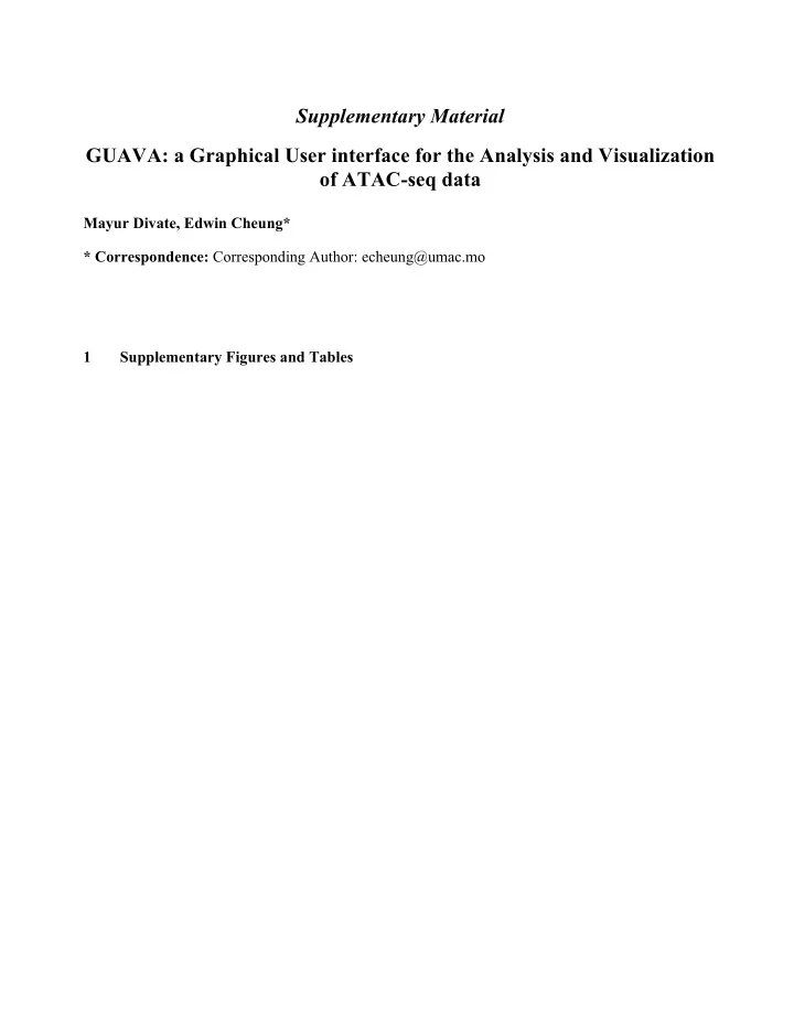 supplementary material guava a graphical user interface