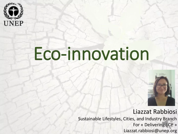liazzat rabbiosi sustainable lifestyles cities and