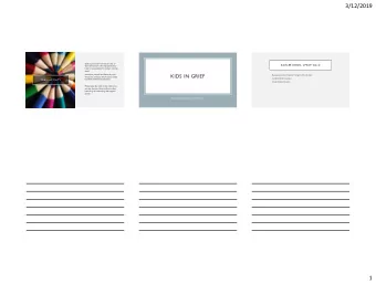 3/12/2019  Grab a post card from the far side of  KAYLEE KRON, LMSW GC-C  the training room that