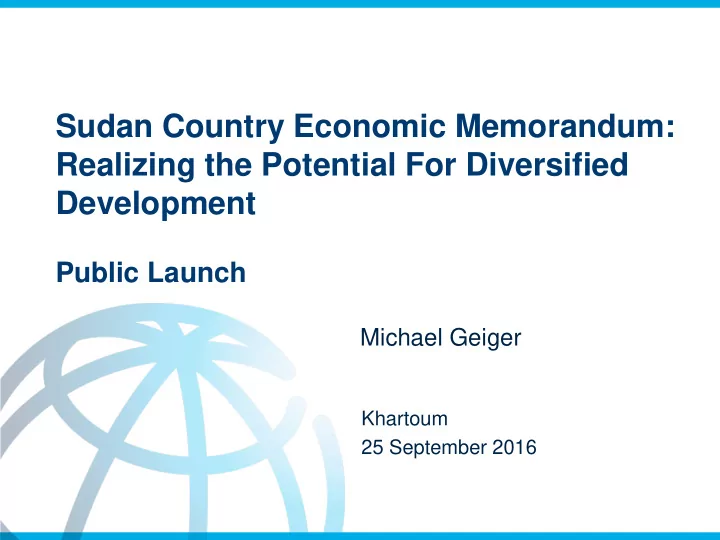 realizing the potential for diversified