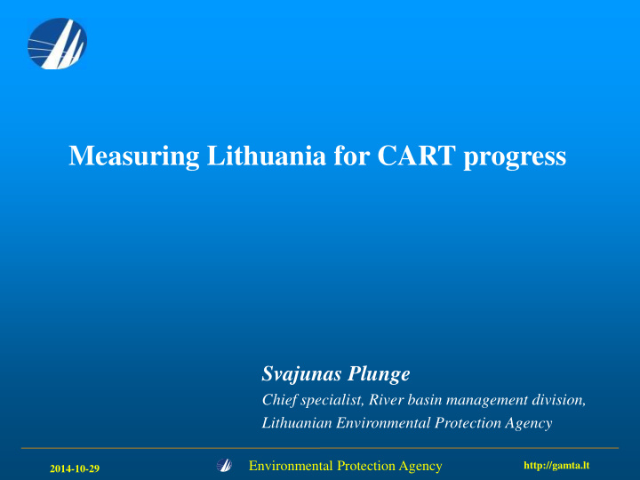 measuring lithuania for cart progress