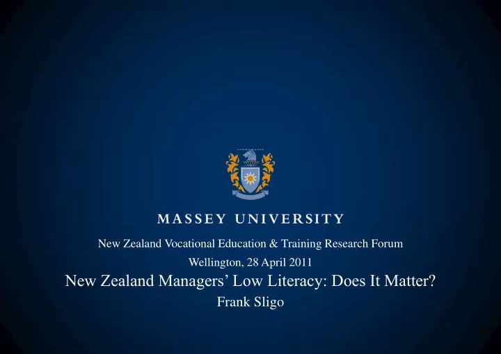 new zealand managers low literacy does it matter