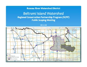 Will be modified   map from GIS   6/16 EOD  Beltrami Island Sub-Watershed  Beltrami Island