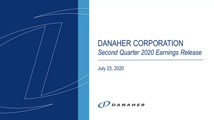 danaher corporation